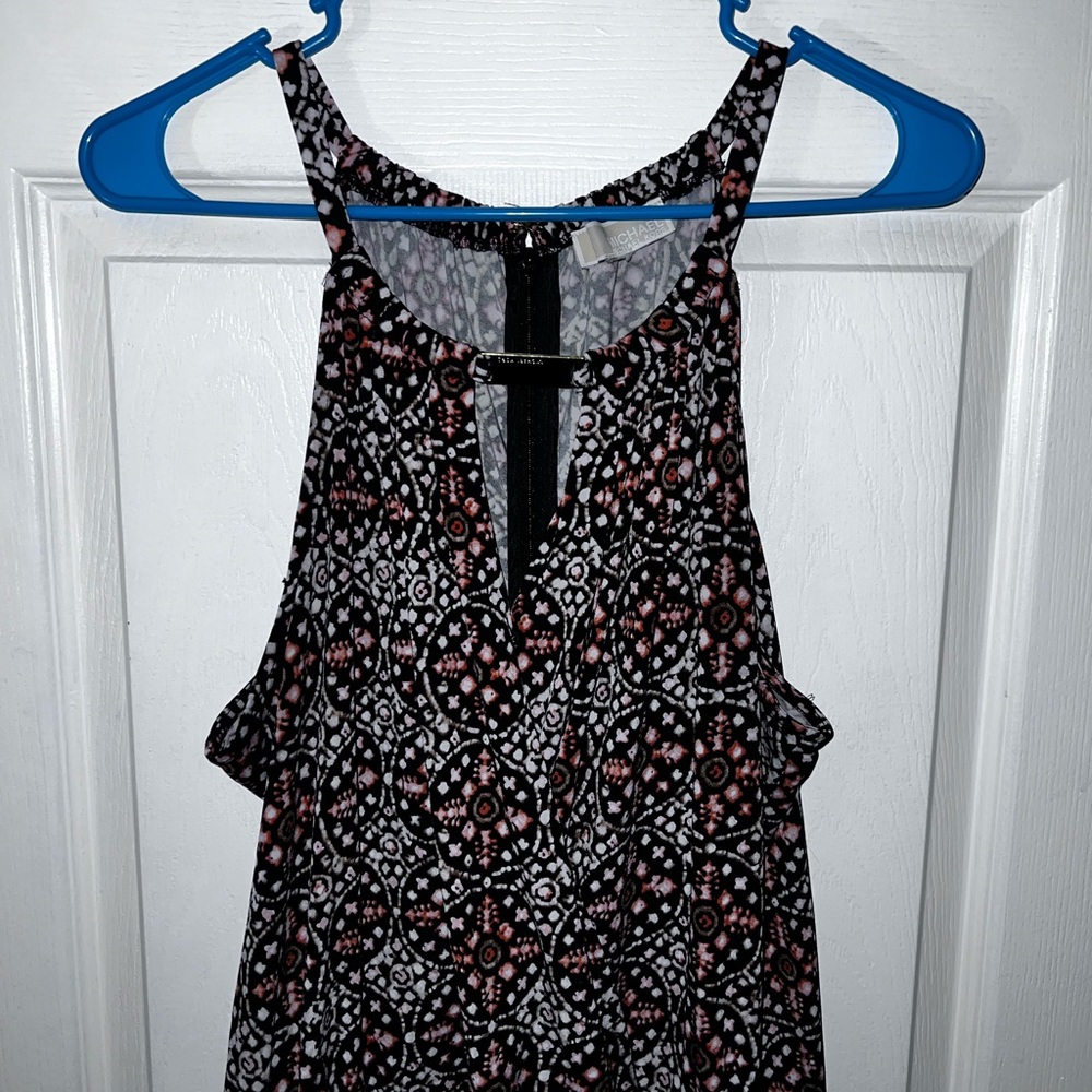 Michael Michael Kors Multi Print Halter Neck Shea… - image 3